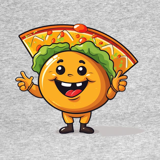 kawaii Taco cehees T-Shirt cute potatofood funny by nonagobich